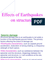 Effects of Earthquakes On Structures