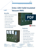 Entec 12kV Solid Insulated Vacuum RMU Brochure for NZ Conditions