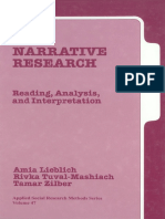 (Applied Social Research Methods) Amia Lieblich, Rivka Tuval-Mashiach, Tamar Zilber - Narrative Research - Reading, Analysis, and Interpretation-SAGE Publications, Inc (1998)
