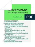 Materi Pramuka Siaga