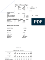 Thickness Calculation for Pressure Pipes