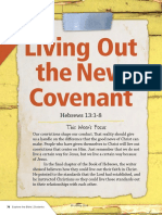 Living Out The New Covenant: Hebrews 13:1-8