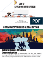 Gec 5 PCommunication and Globalization