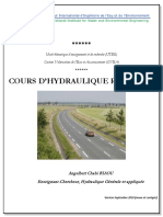 Cours Hydraulique Routière 15 09 10 PDF
