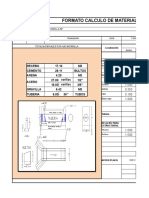 Calculo de Materiales Alcantarilla