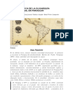 La Geopolítica de La Oligarquía Internacional en Paraguay