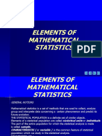 Elements of Mathematical Statistics