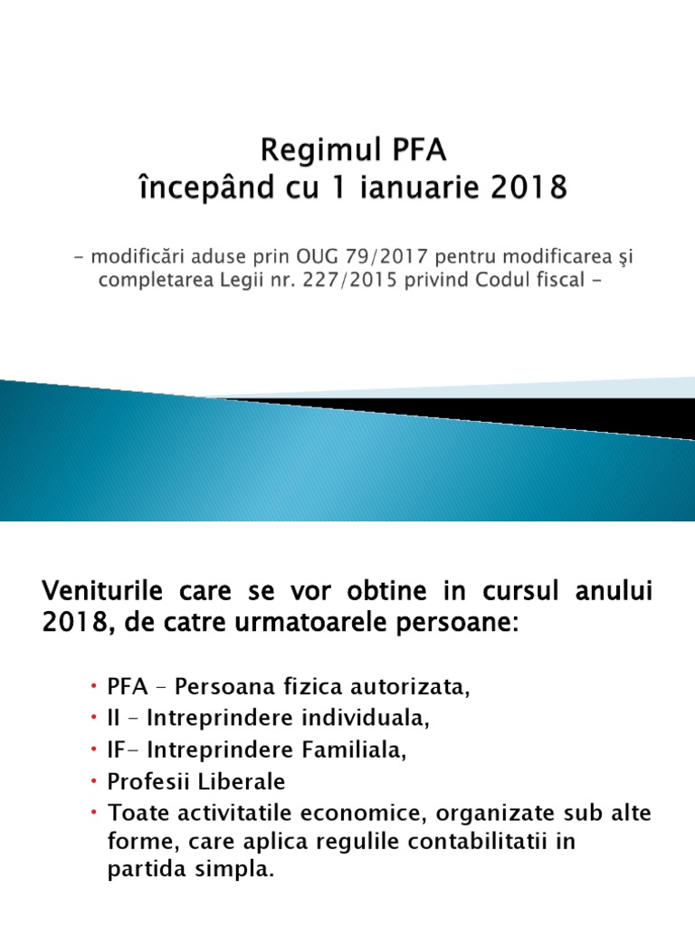 1 1 Regimul Pfa 2018