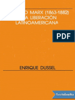 El Ultimo Marx 18631882 y La Liberacion Latinoamericana - Enrique Dussel