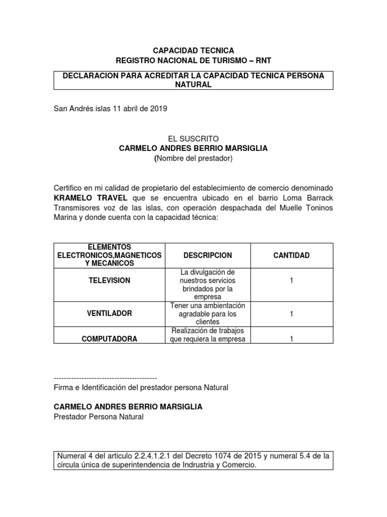Tramite de RNT | PDF | Educación avanzada | Business