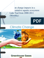 Climate change impacts in a representative aquatic ecosystem_ Lake Taal from 2000-2011 (Monthly).pptx