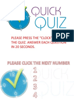 Quiz With Timer