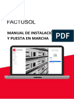 FACTUSOL Manual de Instalacion y Puesta en Marcha