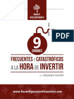 9 Errores Frecuentes y Catastróficos A La Hora de Invertir PDF