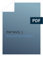 Guia PHP nivel 1 principiantes