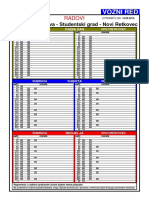 Vozni Red: Dubrava - Studentski Grad - Novi Retkovec