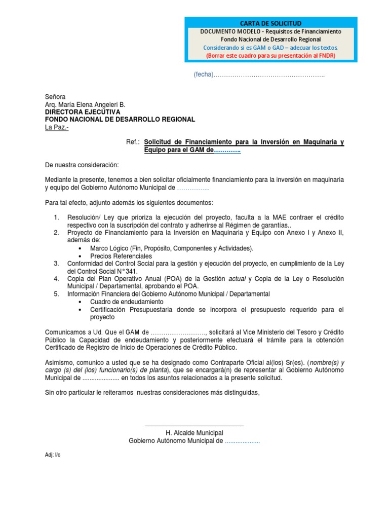 1 Modelo Carta Gobierno Finanzas General
