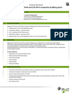 Mgo Green C25 M-M and C25 M-O Composite Building Panel: 1. Product Identification/Trade Name