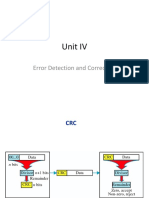 Unit IV: Error Detection and Correction