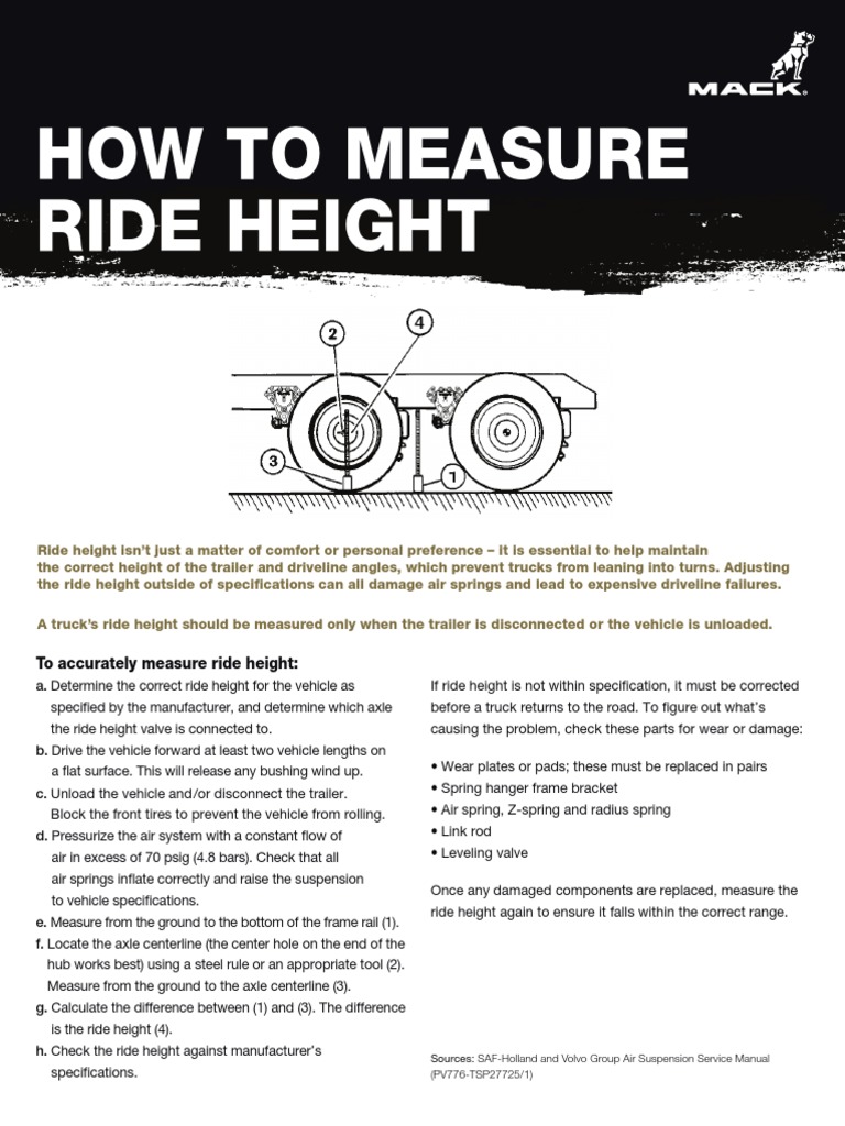 How to Measure Vehicle Ride Height | PDF