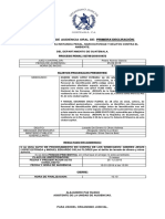 Ejemplo de Acta Sucinta de Primera Declaración