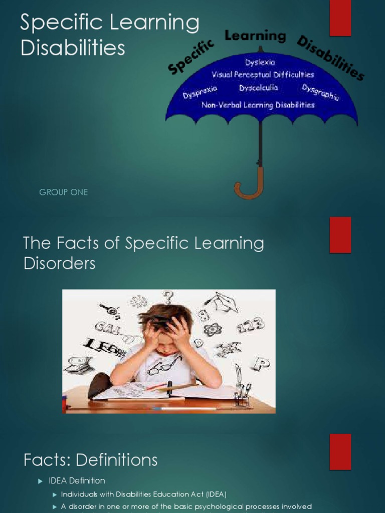 Understanding Specific Learning Disabilities | PDF | Learning ...