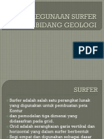 Kegunaan Surfer Dalam Bidang Geologi