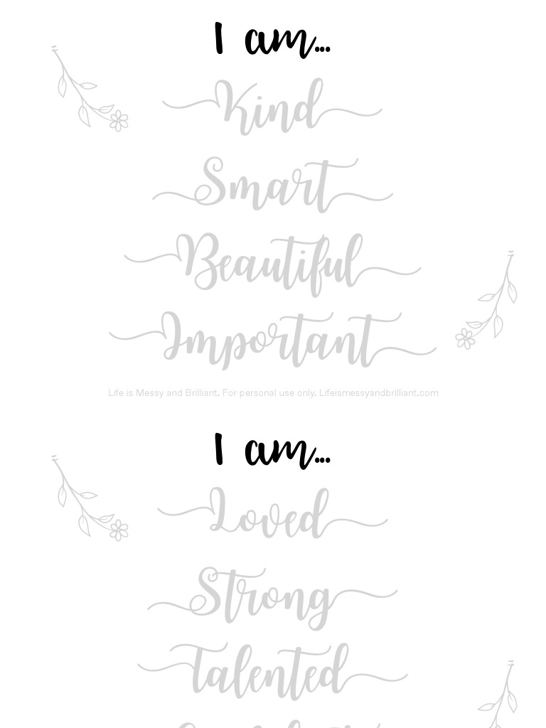 Kind Smart Beautiful Important | PDF
