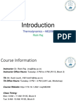 Thermodynamics Introduction