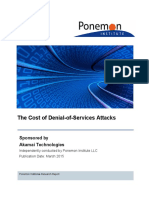 The Cost of Denial-of-Services Attacks: Sponsored by Akamai Technologies