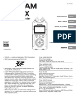 Linear PCM Recorder: Owner'S Manual