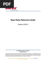 Mentor Graphics Corporation, Base Rules Reference Guide, Release v2018.2