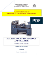 MACHINE TOOLS TECHNOLOGY AND PRACTICE - Unesco-Nigeria TVE PDF