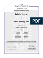 Medical Terminology Course