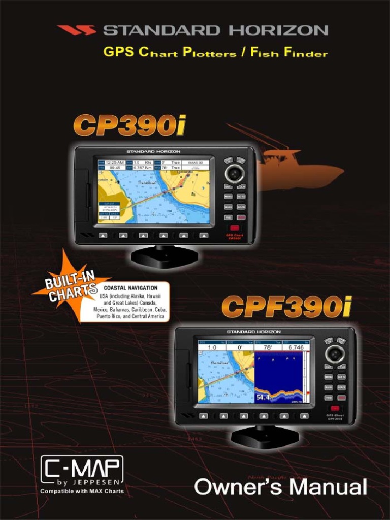 Standard Horizon CP190i Chartplotter Operator Manual Download Free