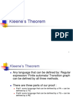 Kleene's Theorem