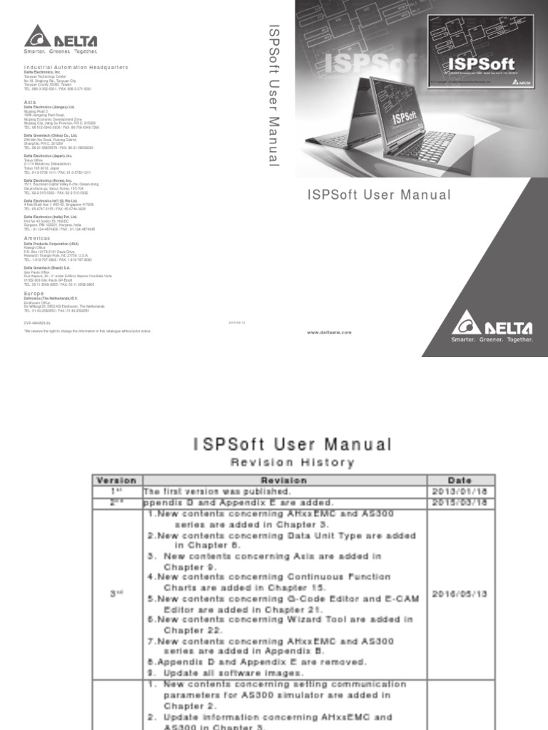 DELTA IAPLC ISPSoft UM EN 20190614 PDF PDF Variable