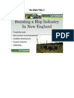 Build A Hop Industry in New England
