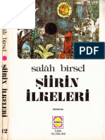 Salah Birsel - Şiirin İlkeleri - Koza Yay-1976-Cs