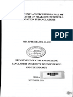 Impact of Unplanned Groundwater Withdrawal on Shallow Tubewells in Bangladesh