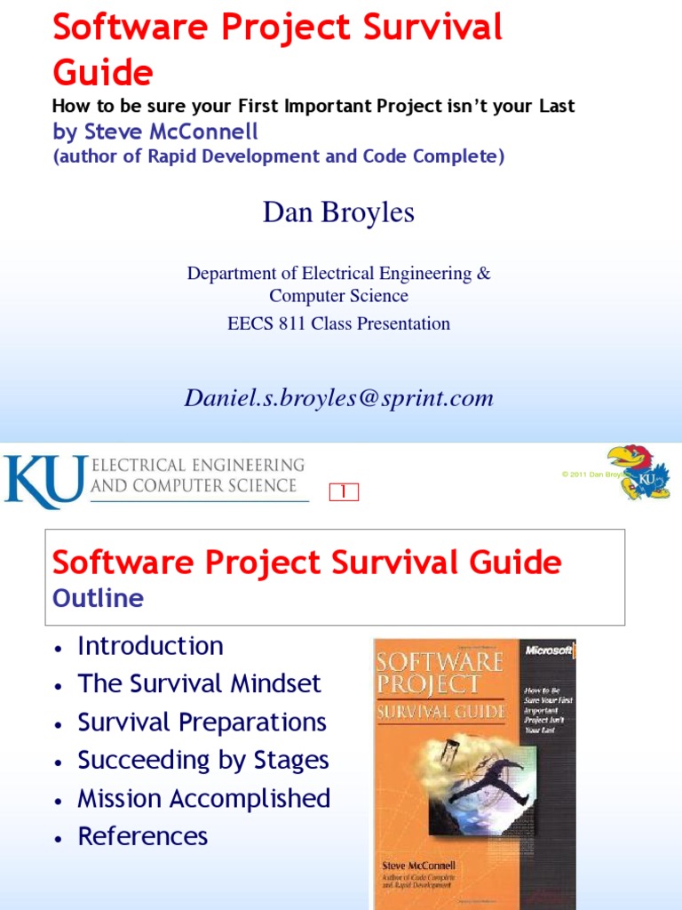 Software Project Survival | PDF | Software Testing | Agile Software ...