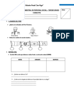 Evaluacion Bimestral de Personal Social