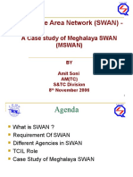 State Wide Area Network (SWAN) - : A Case Study of Meghalaya SWAN (Mswan)