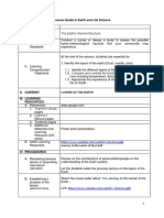 Lesson Guide in Earth and Life Science I. Objectives: Layers of The Earth