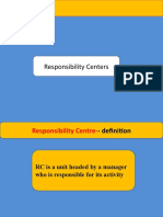 Responsibility Centres