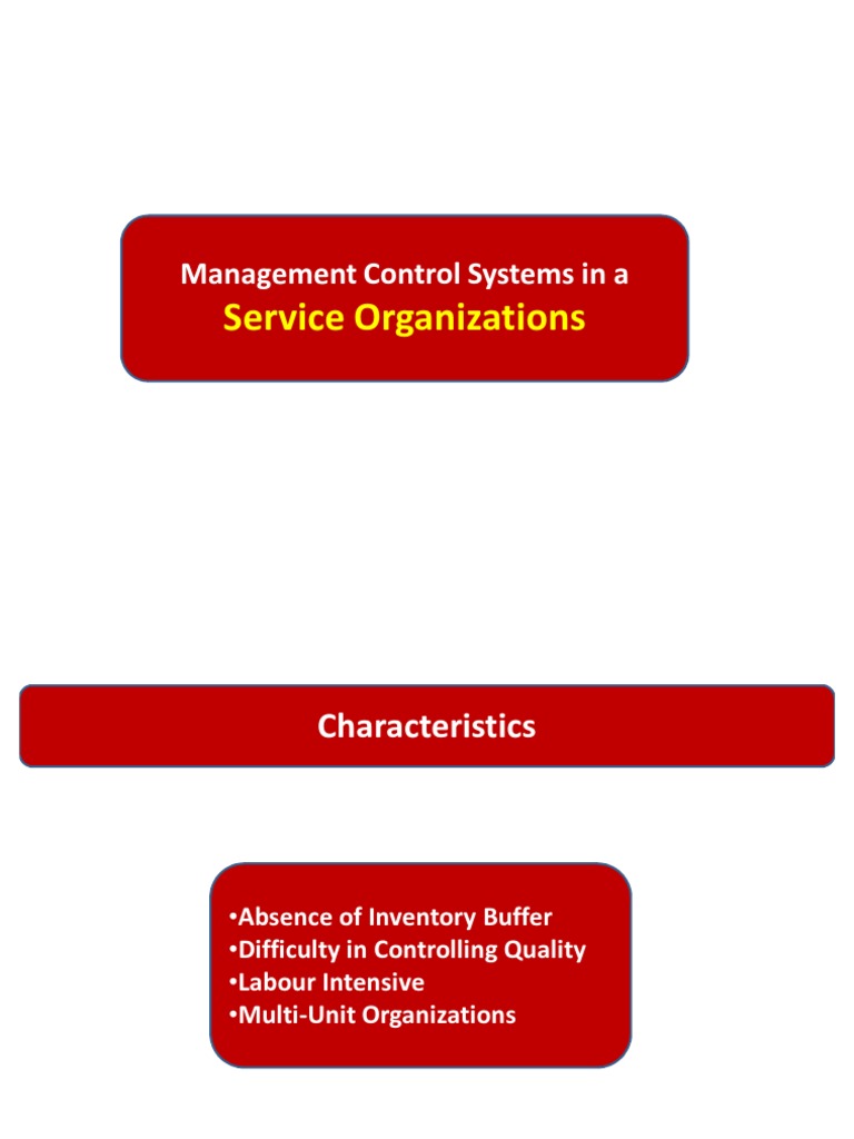 Management Control Systems Overview | PDF | Finance & Money Management