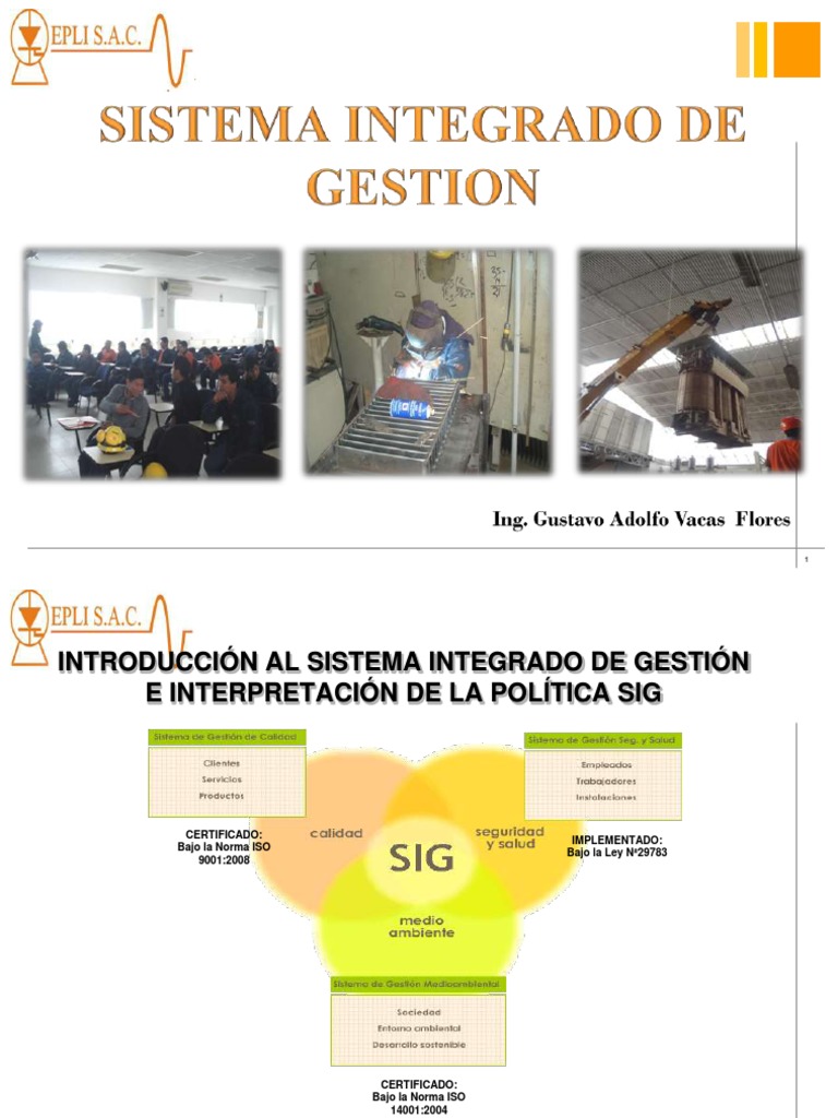 Sistema Integrado de Gestión y Calidad | PDF | Gestión de la calidad ...
