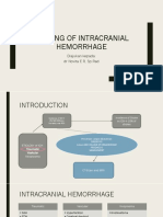 Imaging of Intracranial Hemorrhage: Diajukan Kepada: DR Novita E R, SP - Rad