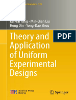 Theory and Application of Uniform Experimental Designs