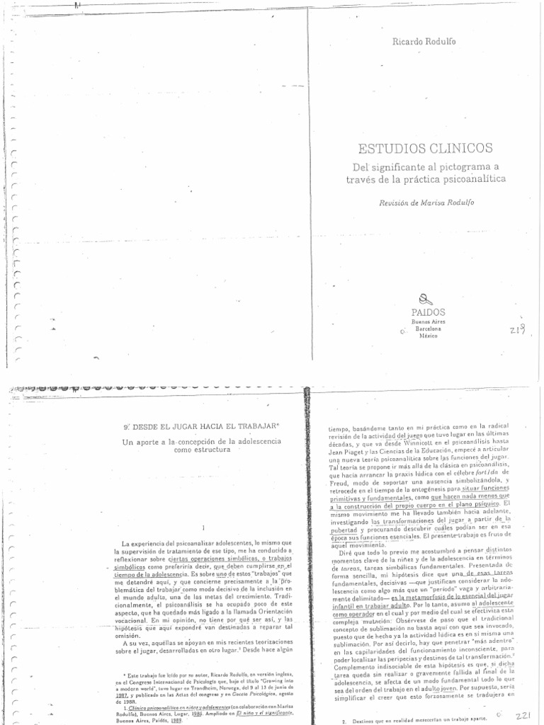 Estudios Clinicos - Rodulfo | PDF